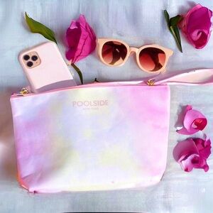 🍓🍉Poolside Pink and White Clutch
